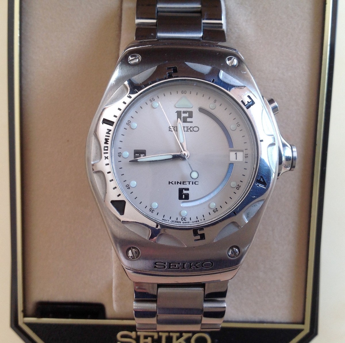 セイコーキネティック　5M42-0E60 SEIKO KINETIC 5M42-0E60 】ヨルグ・イゼック氏の名品「アーク