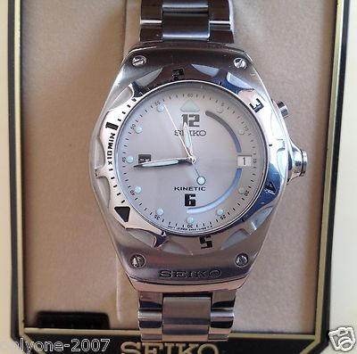 セイコーキネティック　5M42-0E60 SEIKO RARE MEN'S ARCTURA KINETIC 20 BAR DIVER SKH323P 5M42