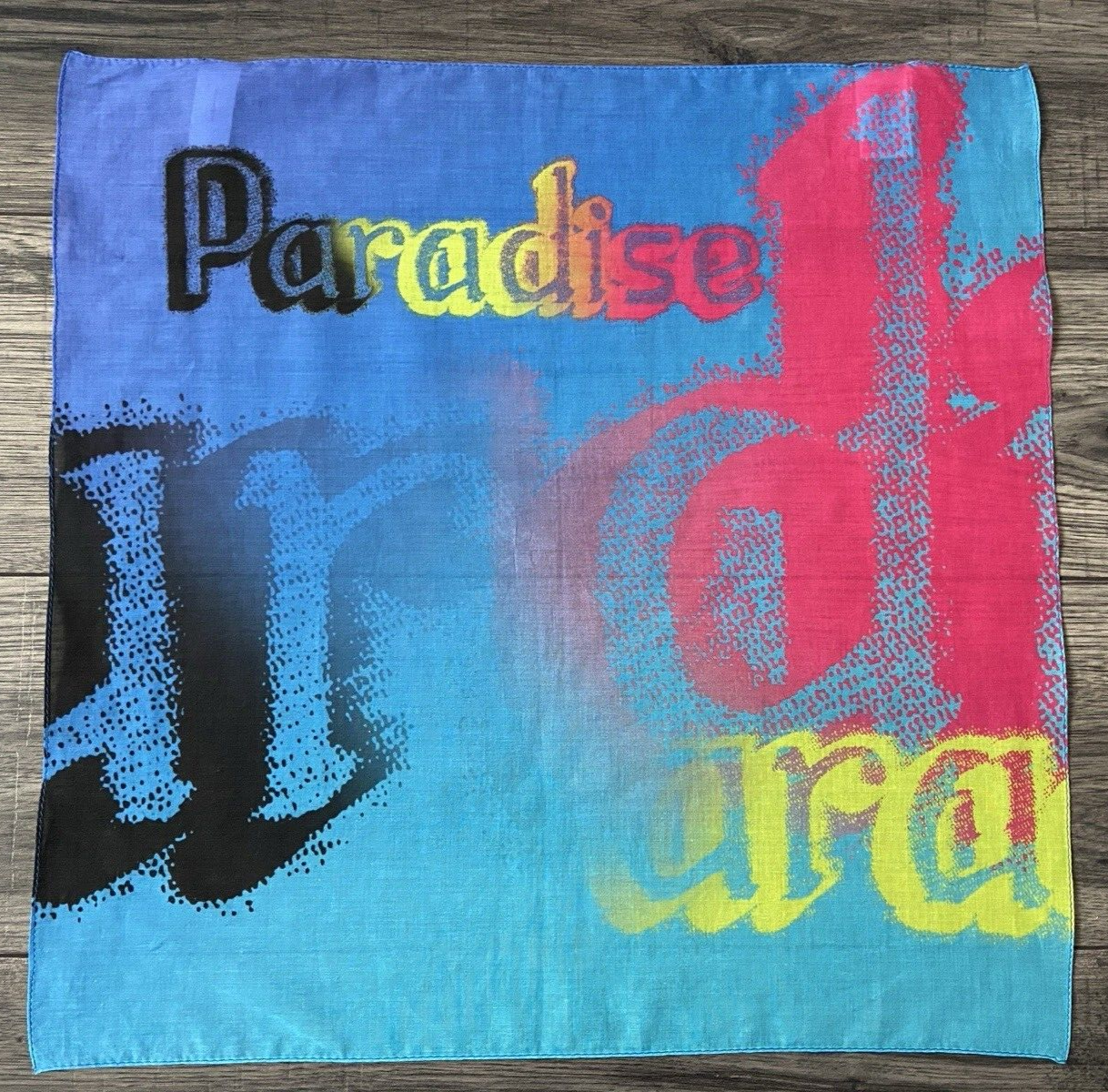 PAUL SMITH PARADISE PRINT COTTON POCKET SQUARE 44cm x 44cm MADE IN ...