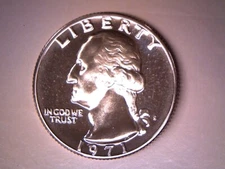 1971 S Proof Washington Quarter 25c **FREE SHIPPING**