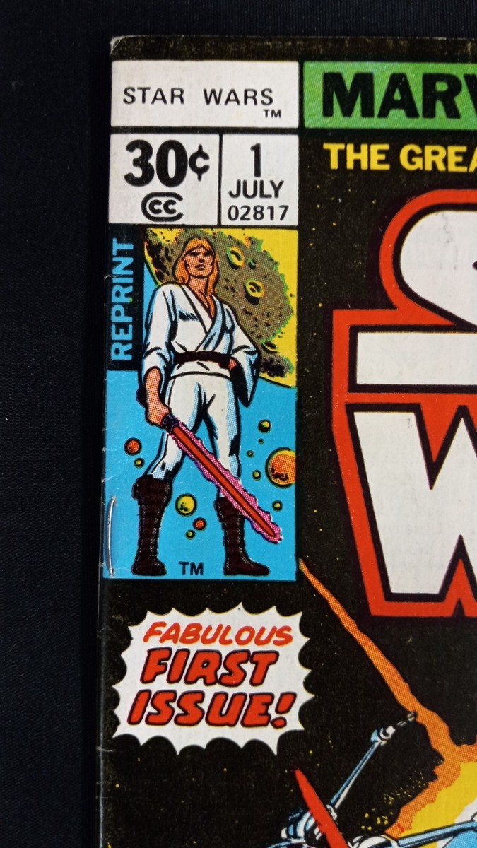 Star Wars No.1 July 02817 Newsstand Reprint 1977 Comic Book READ