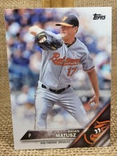 2016 Topps Series 2 Brian Matusz Baseball Card #411 Orioles FREE S&H A8