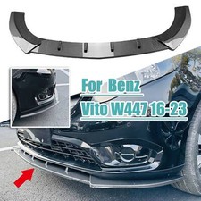 For Mercedes Benz Vito W447 2016-24 Front Spoiler Lip Splitter Kit Carbon ABS