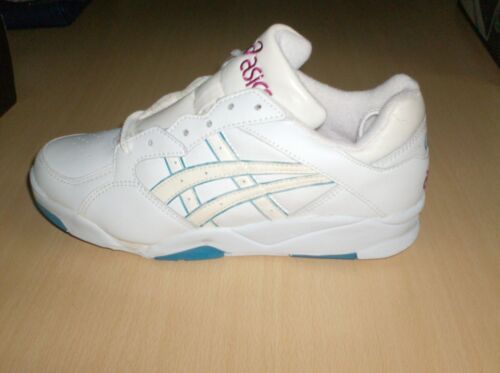 vintage shoes asics gel biscayne w  collectors only    9 usa  new wht/ptr   1980 - Picture 1 of 10