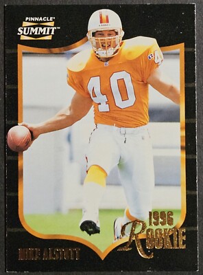 1996 Pinnacle Summit #158 Mike Alstott Rookie RC Tampa Bay Buccaneers