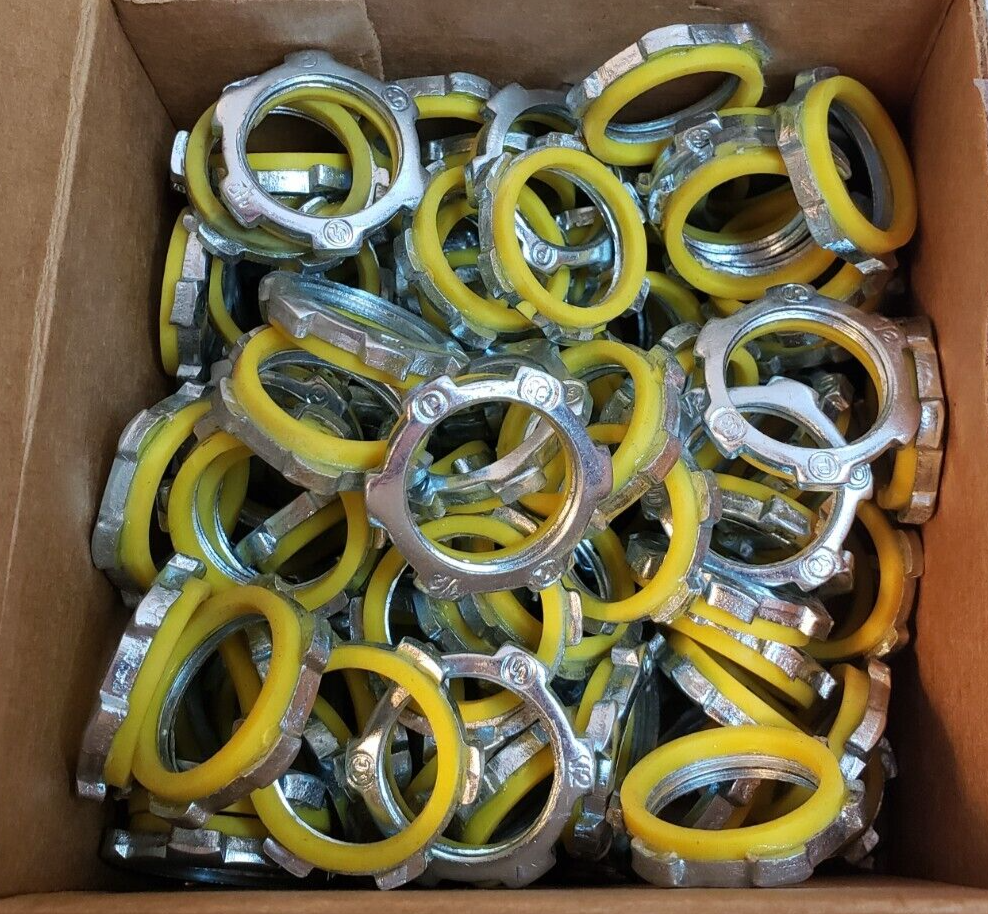 THOMAS & BETTS LS101 SEALING LOCKNUT 1/2" WITH PVC GASKET FOR RIGID