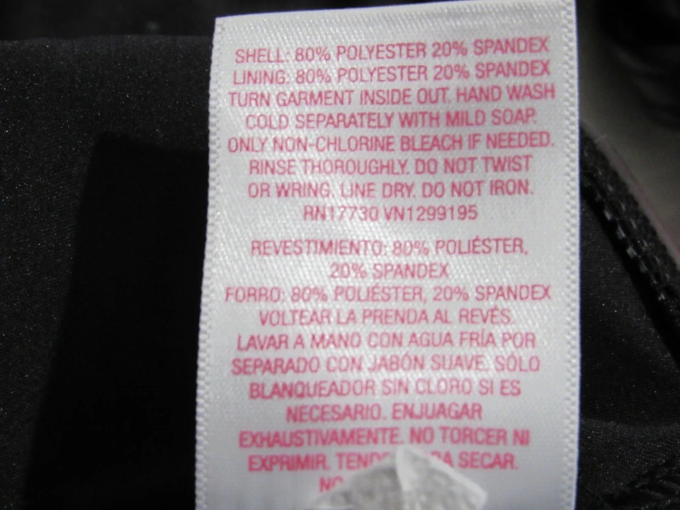 Юниорский бюстгальтер из искусственной кожи бикини топ Xhilaration черный XS (00) - Изображение 4 из 4