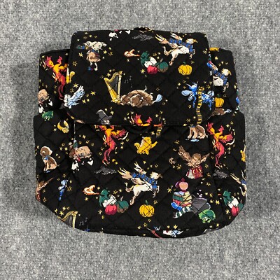 Vera Bradley Harry Potter Friends At Hogwarts Floral Backpack HEDWIG DOBBY (NEW) Vera Bradley Harry Potter Friends At Hogwarts Floral  main image 3