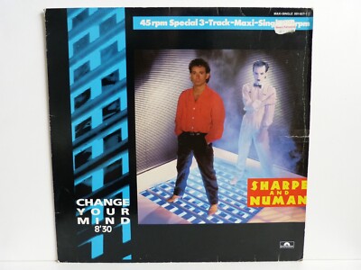 Sharpe And Numan    12  Maxi   Change Your Mind / Polydor 881 657-1 von 1985