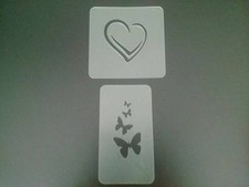 hearts  butterfly face painting stencils  reusable festivals  Reading