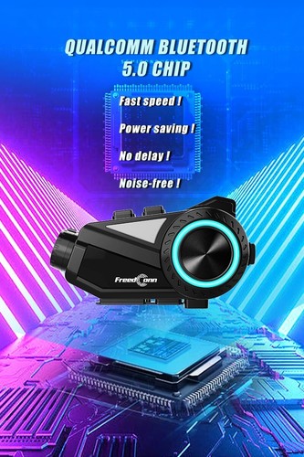 intercomunicador moto freedconn r3, cámara video, varios pilotos, 2 teléfonos - Imagen 7 de 11