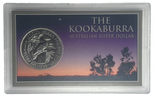 2002年 クッカバラ 2オンス プルーフ銀貨 オーストラリア 1990年 5ドル