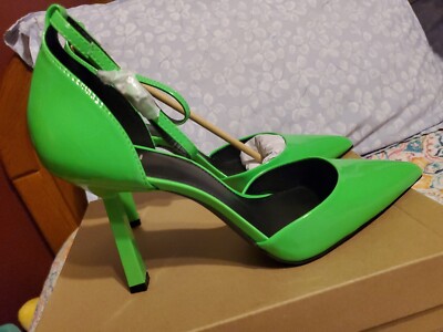 NEW Bar III by Macy's Hot Green/Neon Green Pumps Stiletto Heels Size 11 M