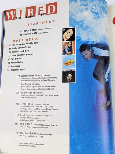 Wired Magazine August 1999 I Want My MP3 Music Mania ~ No Label - Picture 3 of 3