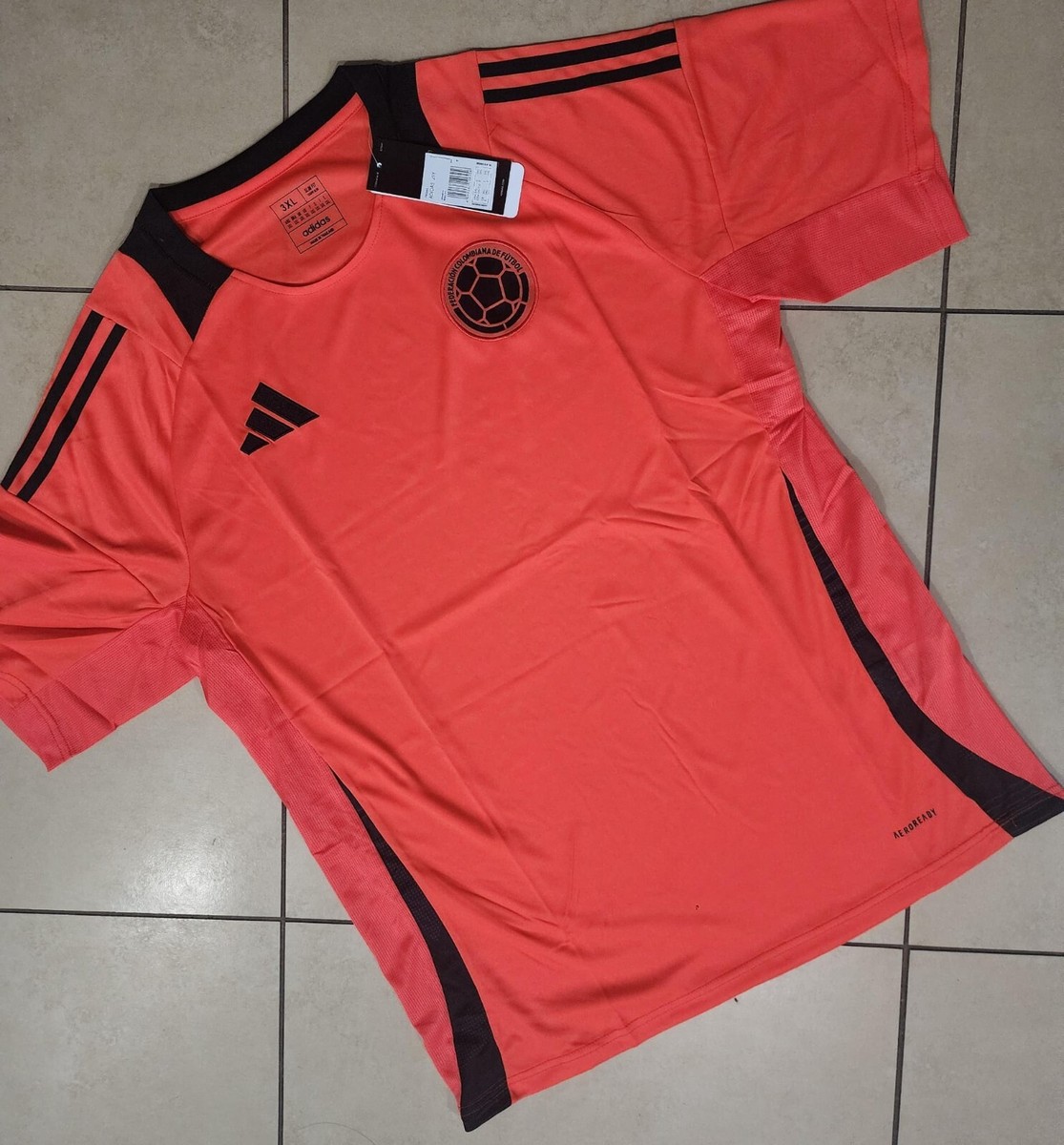 Colombia Futbol Camisa Naranja Jersey Camiseta Colombian