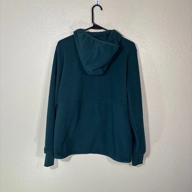 beyond-yoga hoody fleece full zip athleisure thumbhole jacket