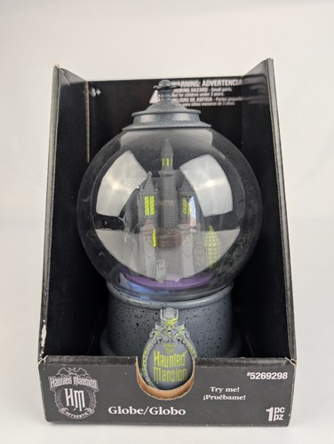 Haunted Mansion Animated Globe Cloche Swirling Bats "Ghost Host" Speaks 5269298