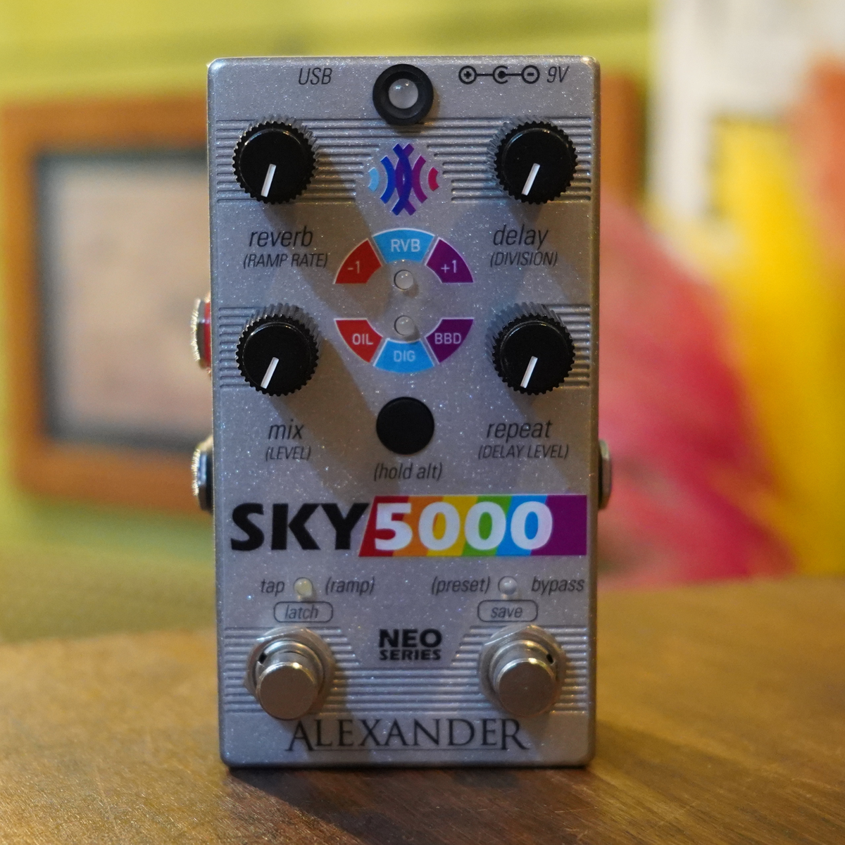 Alexander Pedals reverb and delay Sky 5000 guitar effects new 