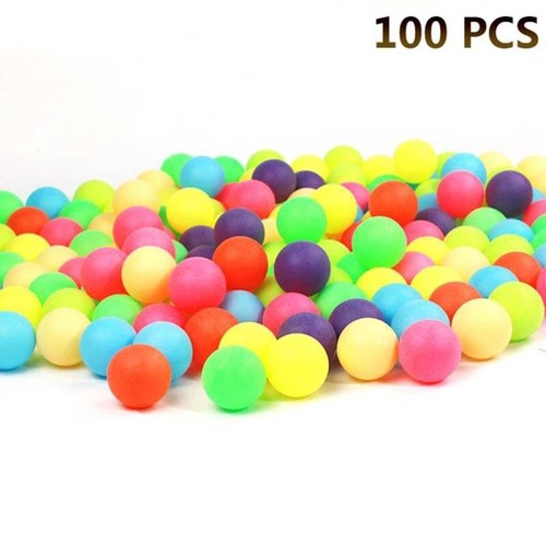 Bunte Ping Pong Bälle Tischtennis Ball Bälle Gemischte Farben Hot 100pcs/Set - Bild 9 von 12