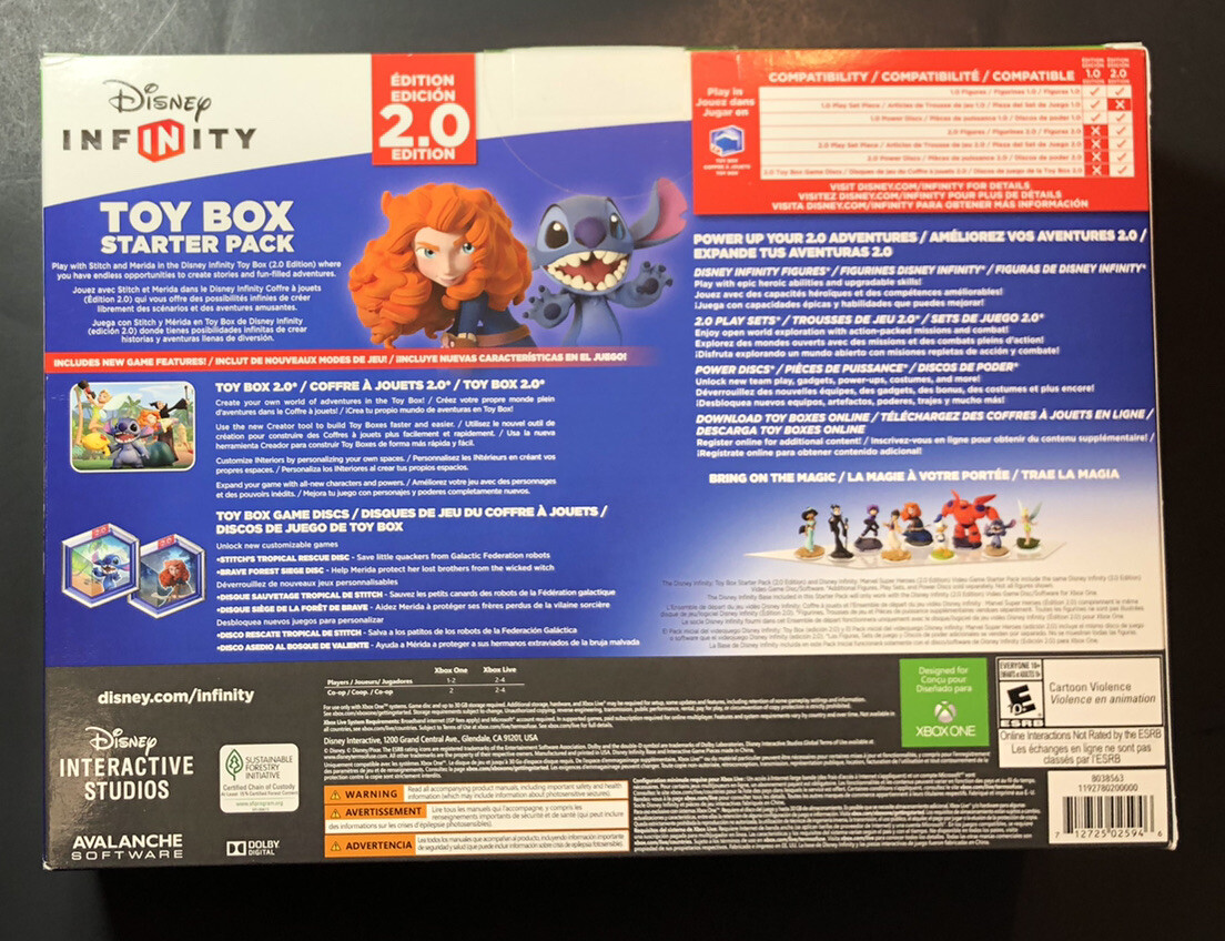 Disney Infinity 2.0 [ Toy Box Starter Pack ] (XBOX ONE) NEW | eBay