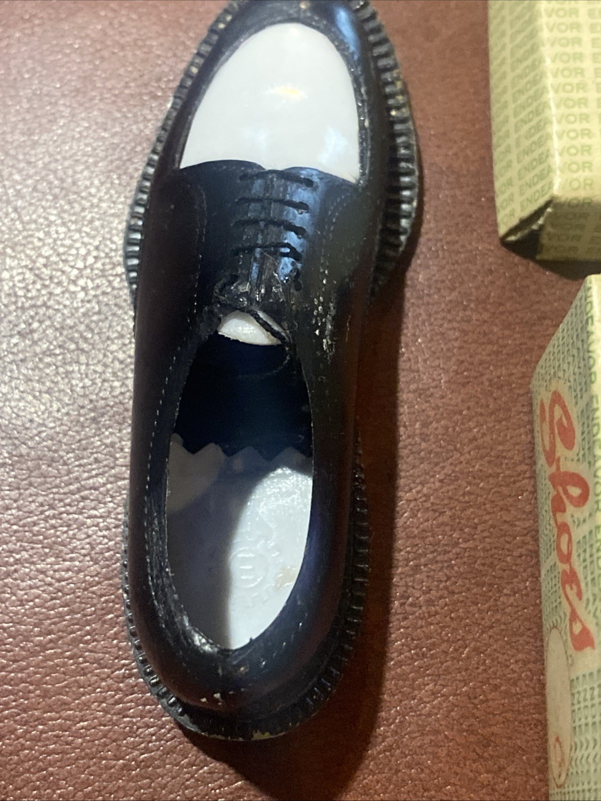 Scatola miniatura scarpe Endeavor vintage n. 226 foto 2