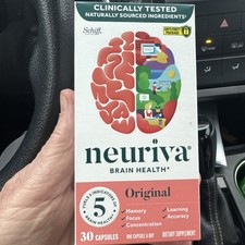 Neuriva Brain Health Original 30 Capsules/ea. Memory-Focus Exp.09/2026