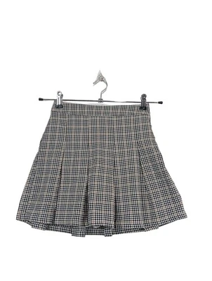 HOLLISTER Skort Dames Pantalon court T EU 34 gris clair style décontracté - Photo 1/4