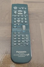 Panasonic TV VCR Catv Program Director MB Universal Remote Control Black