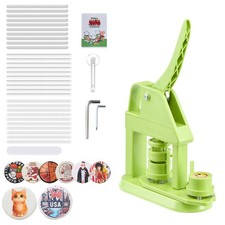 0.98in Button Maker Machine with 500pcs Parts, Circle Cutter Hex Wrenches