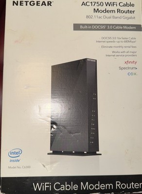 NETGEAR AC1750 WiFi Cable Modem Router