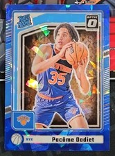 2024-25 Donruss Optic Preview Blue Ice P-211 Pacome Dadiet Rated Rookie Sapphire