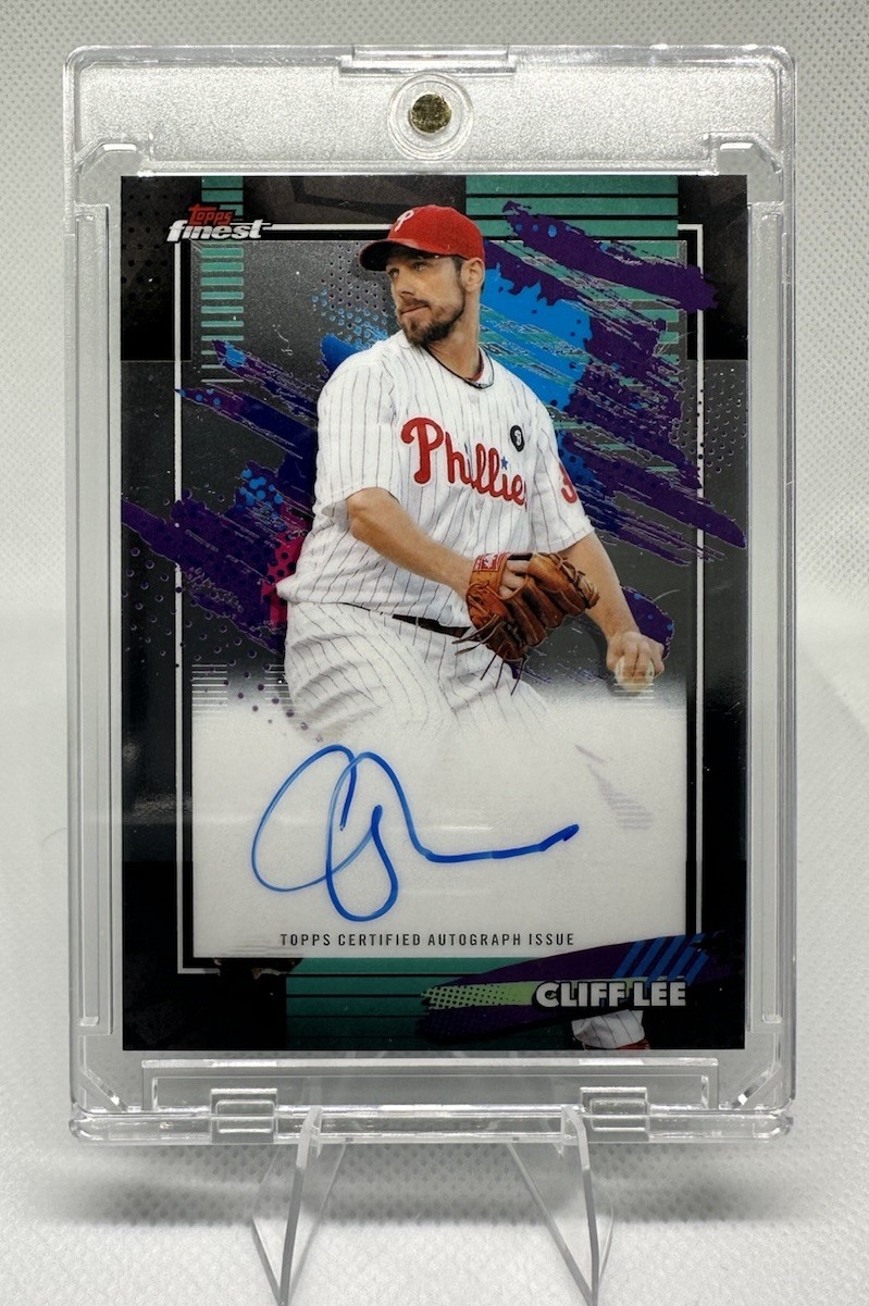Topps 2026 Finest Baseball Cliff Lee Phillies Finest Autograph FA-CL