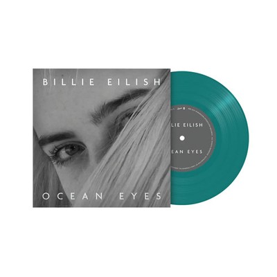 Billie Eilish Ocean Eyes Ltd 7'' 45RPM Translucent Turquoise Vinyl Sealed NEUWERTIG