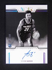 Yves Missi 2024-25 Panini Noir #ANB-YVS RC Rookie Auto #44/99