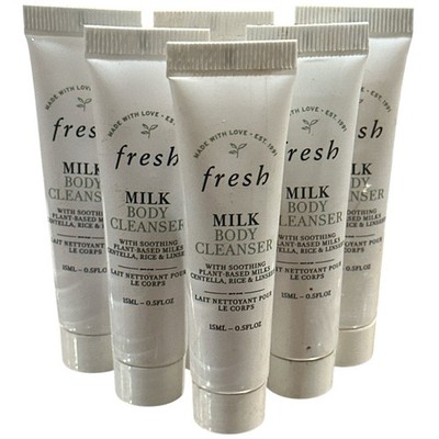 6X Fresh, Cleanser Milk Body, 0.5oz/15ml No Box Lot Of 6