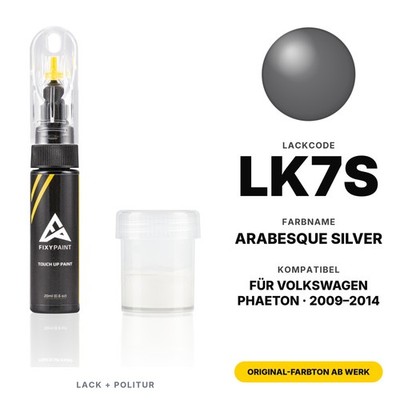 Touch Up Paint Pen For Volkswagen Phaeton LK7S Arabesque Silver Kit Stone Chip Kit