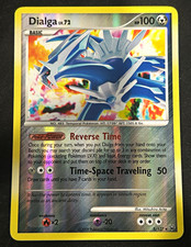 Pokemon TCG Dialga 5/127 Platinum Reverse Holo Holo Rare English 2009 NM