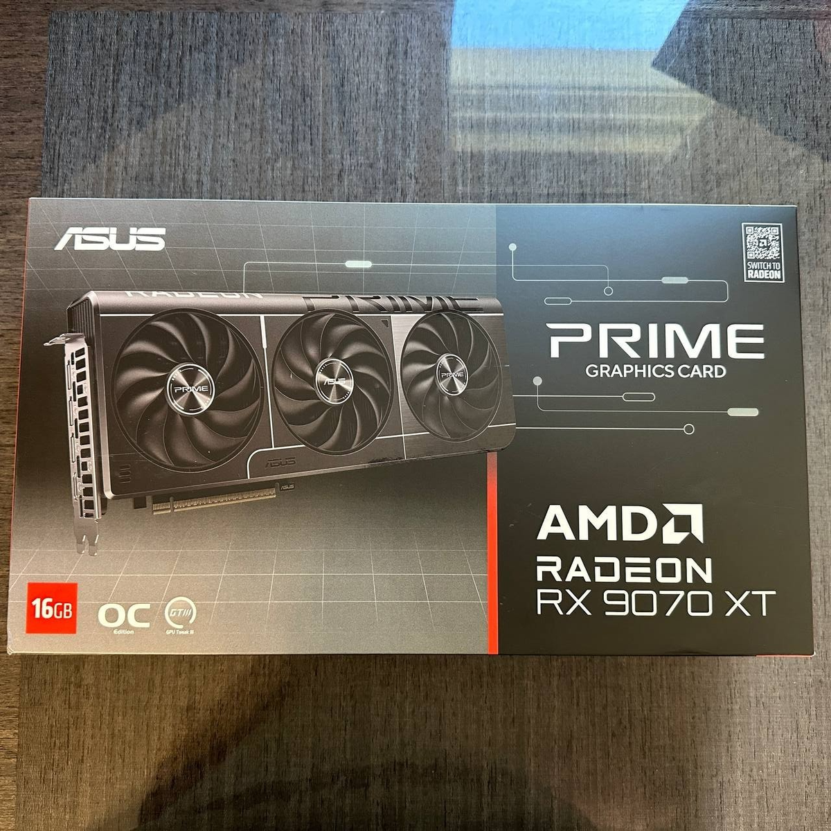 ASUS AMD Radeon RX 9070 XT 16GB OC　新品未開封 ASUS Prime Radeon RX 9070 XT White OC Edition 16GB GDDR6
