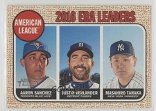 2017 Heritage League Leaders Justin Verlander Aaron Sanchez Masahiro Tanaka 2f4