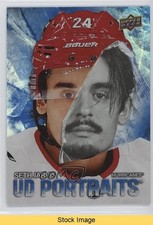 2025-26 Upper Deck Series 1 UD Portraits Seth Jarvis #P-17 READ 0x2e
