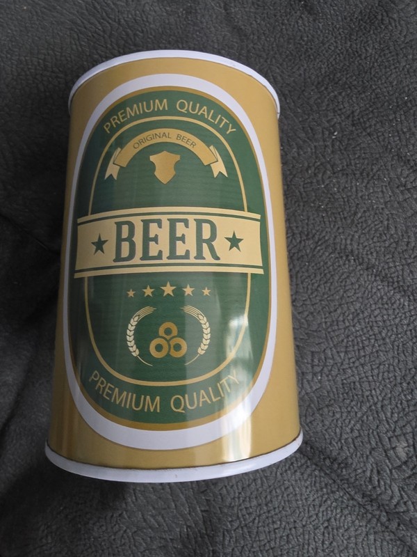 Tirelire Aluminum Beer Can Money Bank NEW