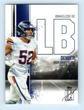 #101 2024 Topps Signature Class Base + Jonah Elliss RC Broncos