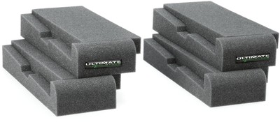 Ultimate Acoustics Ultimate Isolator 8 x 12 inch Pad (Pair) (2-pack) Bundle