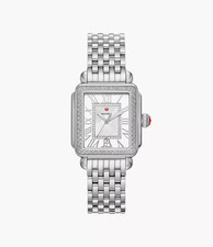 Michele MWW06G000001 Deco Madison Mid 31mm Steel Diamonds Quartz Women's Watch