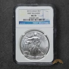 2015 American 1oz Silver Eagle $1 - NGC MS70 - Philadelphia