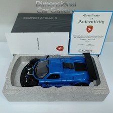 1:18 AUTOart Apollo S Blue Supercar Simulation Alloy Car Model