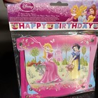 Disney Princesses Birthday Banner Poster for Kids Party Decoration