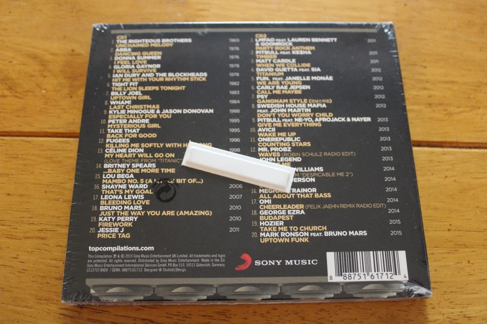 Million Sellers CD The Biggest Selling Singles Compilation 2 Disc Set Sony Music Foto 2 de 2