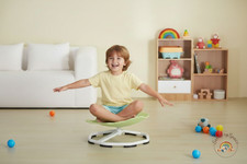 Spinning Chair for Kids Sensory Swivel Chair Autism ADHD Body Coordination Green