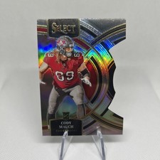 2023 Panini Select - Premier Level Cody Mauch #133 Silver Prizm Die-Cut (RC)